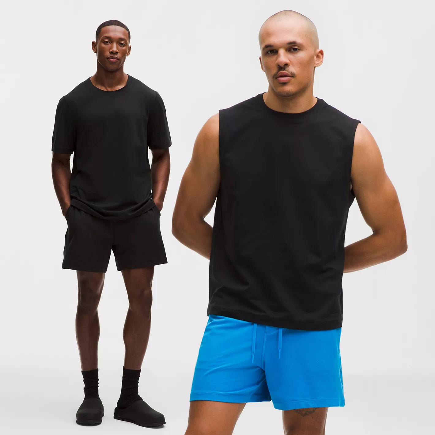 Sportswear apparel campaign featuring custom activewear pieces